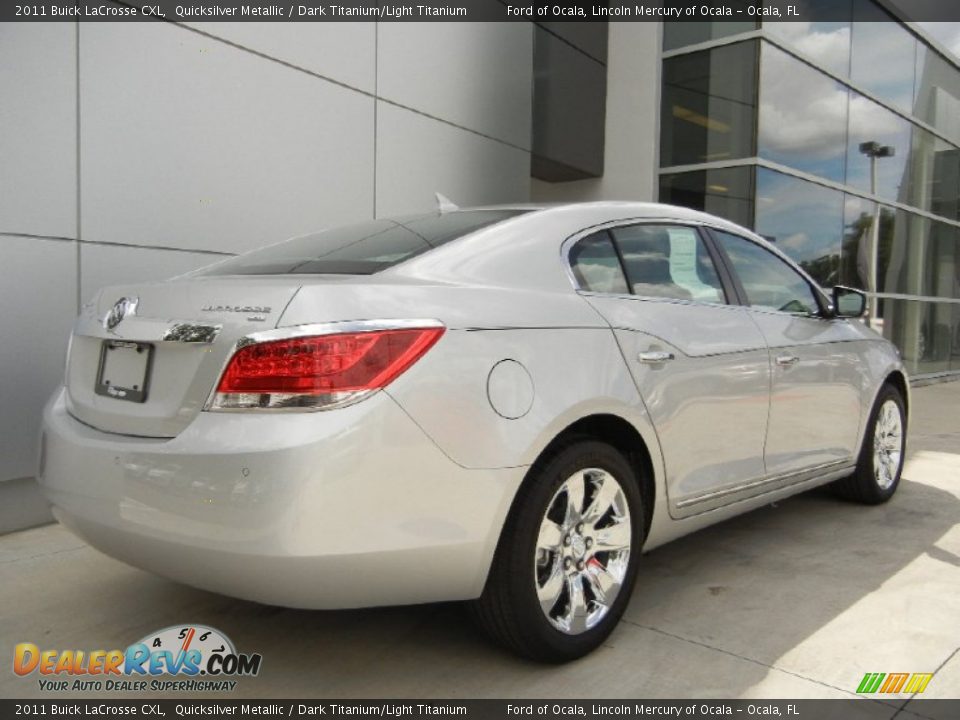 2011 Buick LaCrosse CXL Quicksilver Metallic / Dark Titanium/Light Titanium Photo #4