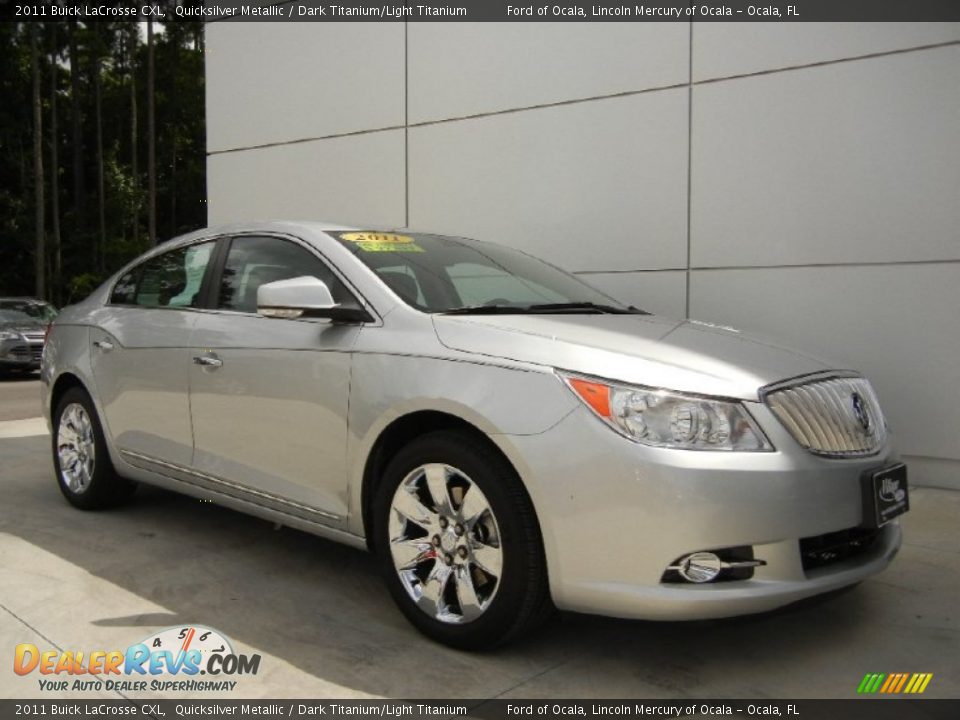 2011 Buick LaCrosse CXL Quicksilver Metallic / Dark Titanium/Light Titanium Photo #6