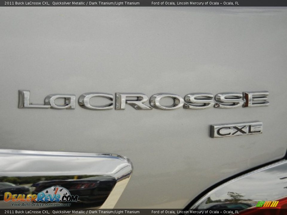 2011 Buick LaCrosse CXL Quicksilver Metallic / Dark Titanium/Light Titanium Photo #8