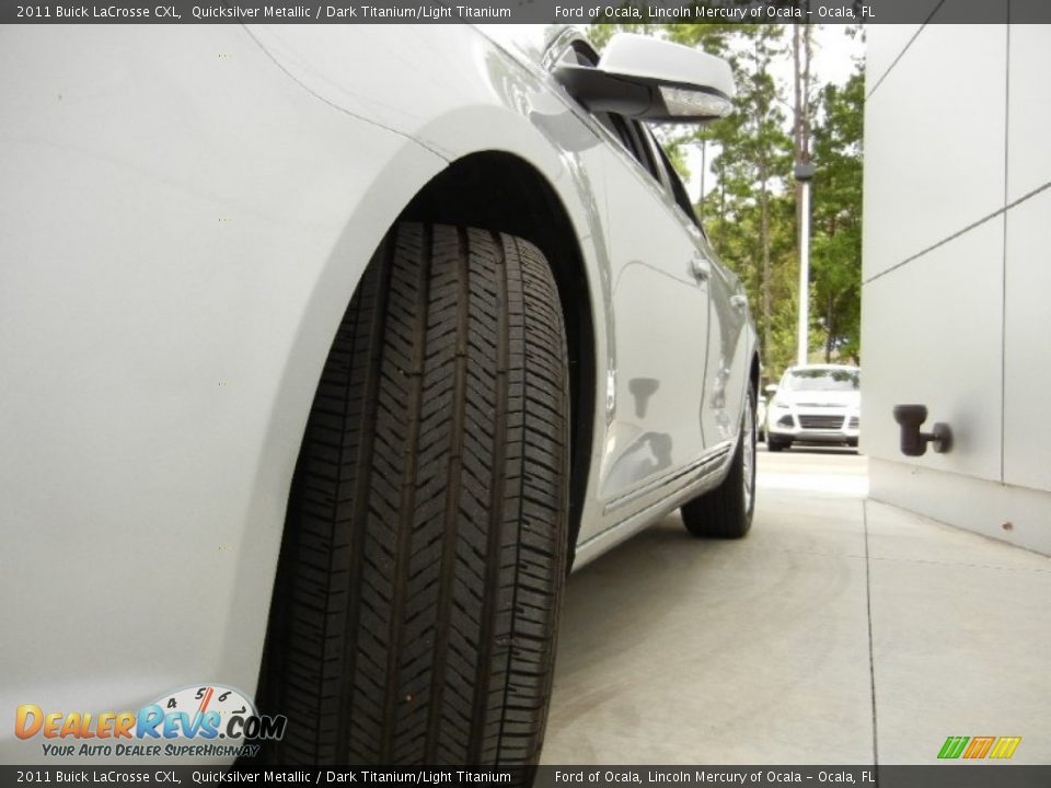 2011 Buick LaCrosse CXL Quicksilver Metallic / Dark Titanium/Light Titanium Photo #10