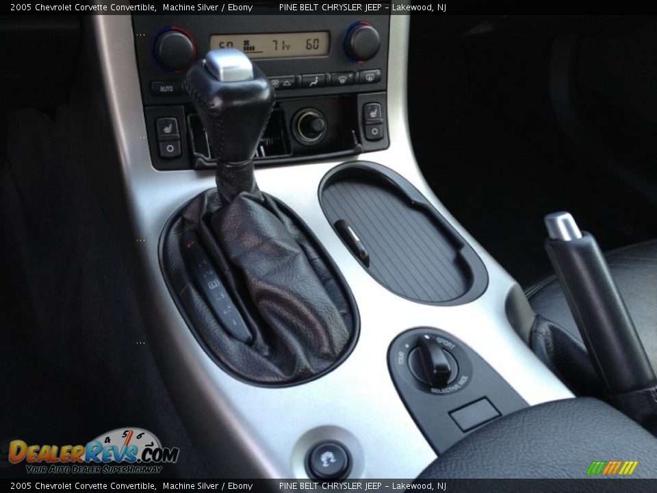 2005 Chevrolet Corvette Convertible Machine Silver / Ebony Photo #13