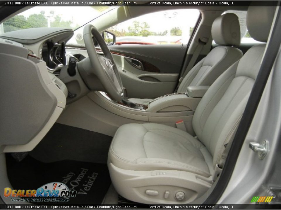 2011 Buick LaCrosse CXL Quicksilver Metallic / Dark Titanium/Light Titanium Photo #11