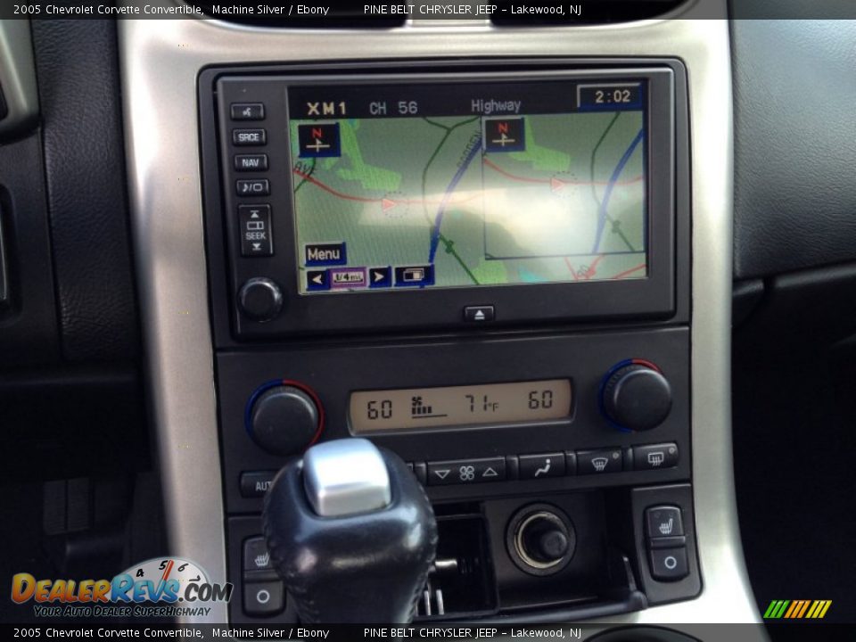 2005 Chevrolet Corvette Convertible Machine Silver / Ebony Photo #14