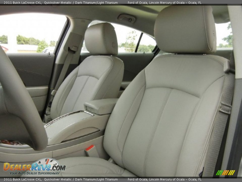 2011 Buick LaCrosse CXL Quicksilver Metallic / Dark Titanium/Light Titanium Photo #12