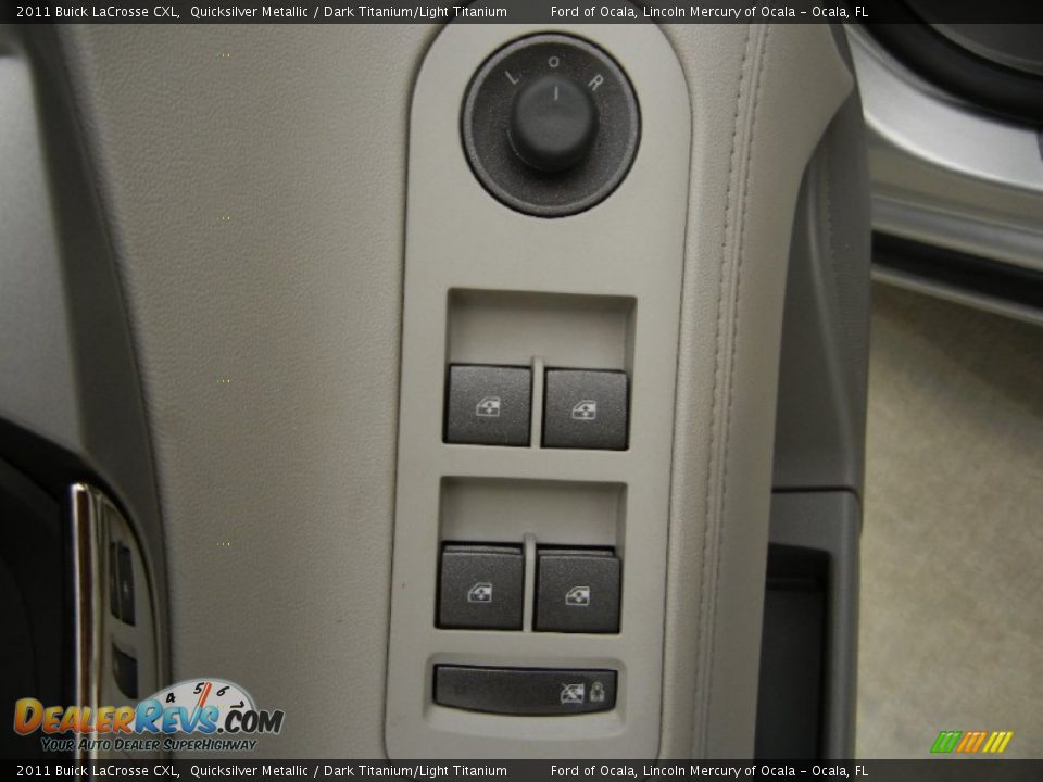2011 Buick LaCrosse CXL Quicksilver Metallic / Dark Titanium/Light Titanium Photo #13