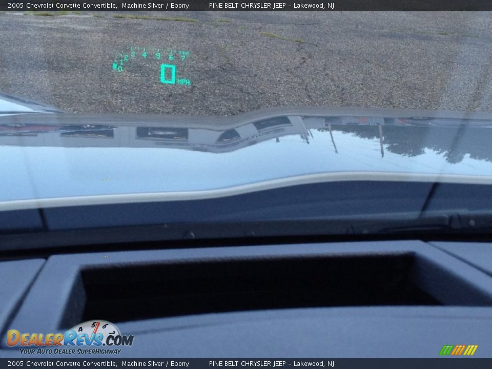 2005 Chevrolet Corvette Convertible Machine Silver / Ebony Photo #16