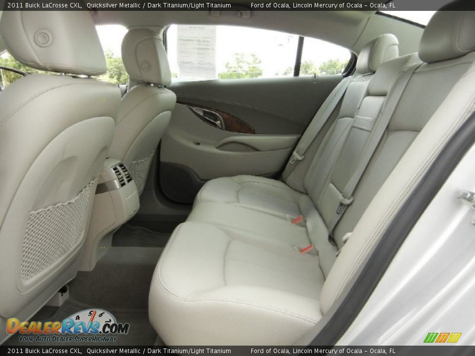 2011 Buick LaCrosse CXL Quicksilver Metallic / Dark Titanium/Light Titanium Photo #14