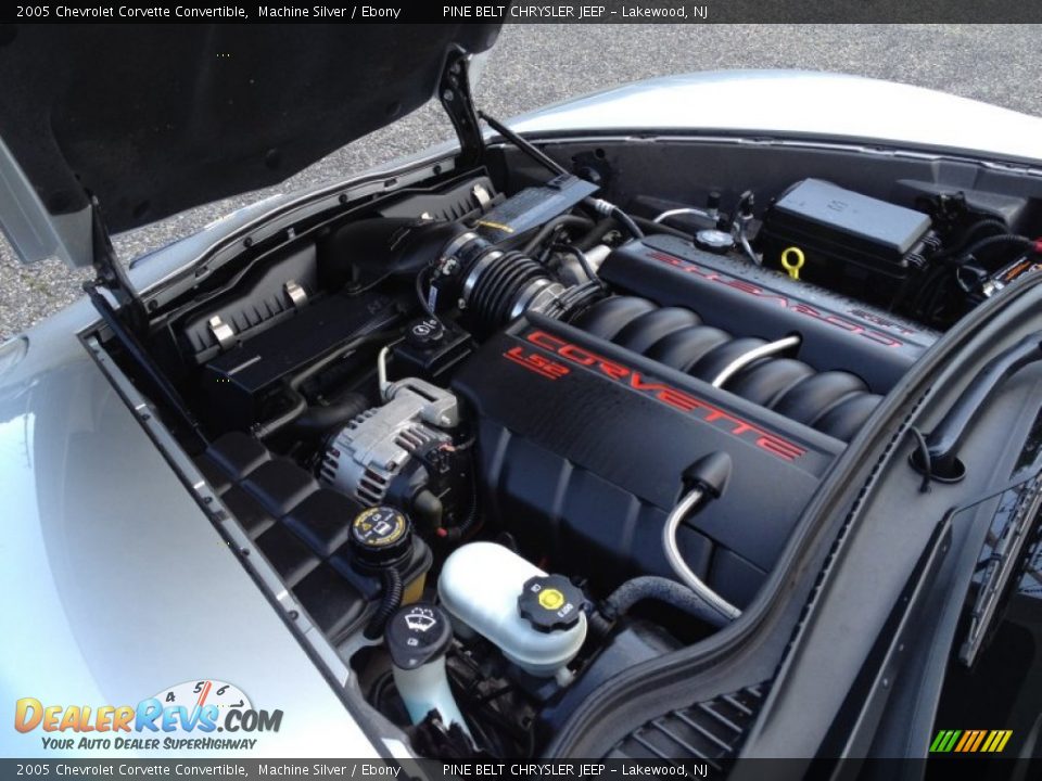 2005 Chevrolet Corvette Convertible Machine Silver / Ebony Photo #17