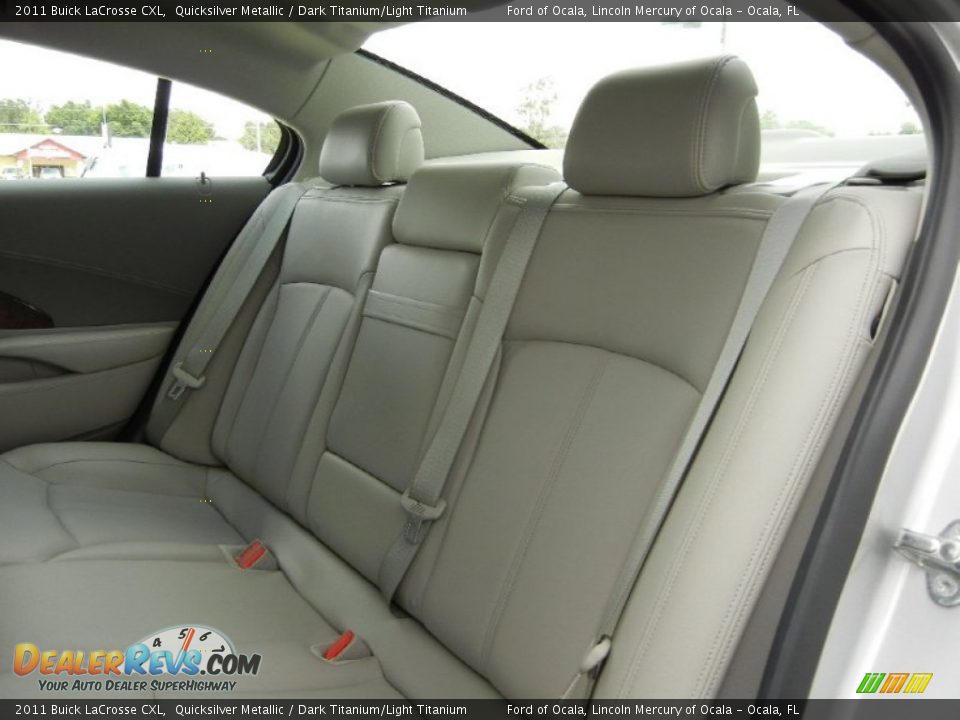 2011 Buick LaCrosse CXL Quicksilver Metallic / Dark Titanium/Light Titanium Photo #15