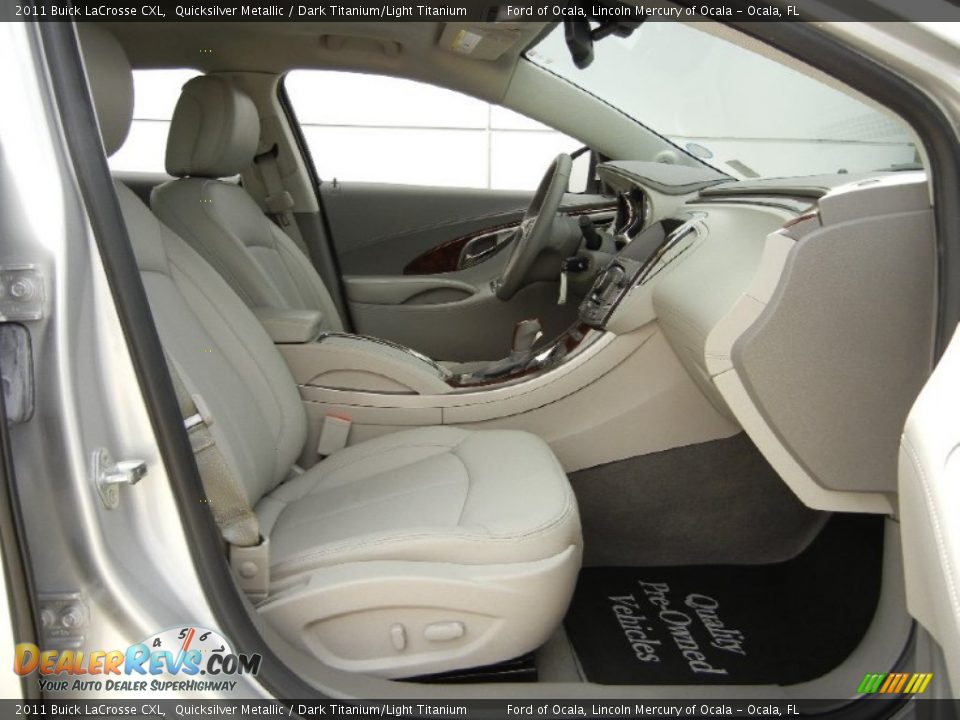 2011 Buick LaCrosse CXL Quicksilver Metallic / Dark Titanium/Light Titanium Photo #16