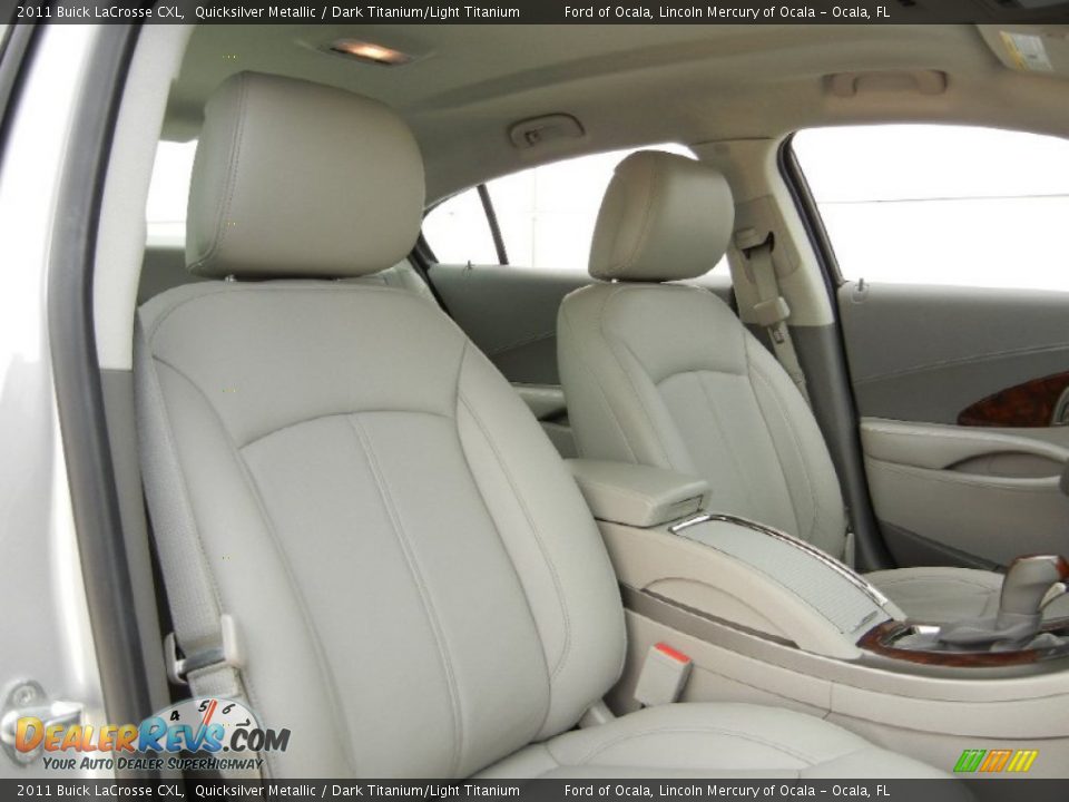 2011 Buick LaCrosse CXL Quicksilver Metallic / Dark Titanium/Light Titanium Photo #17