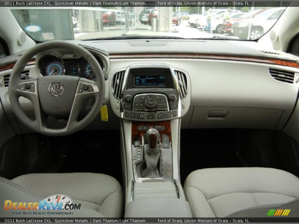 2011 Buick LaCrosse CXL Quicksilver Metallic / Dark Titanium/Light Titanium Photo #18