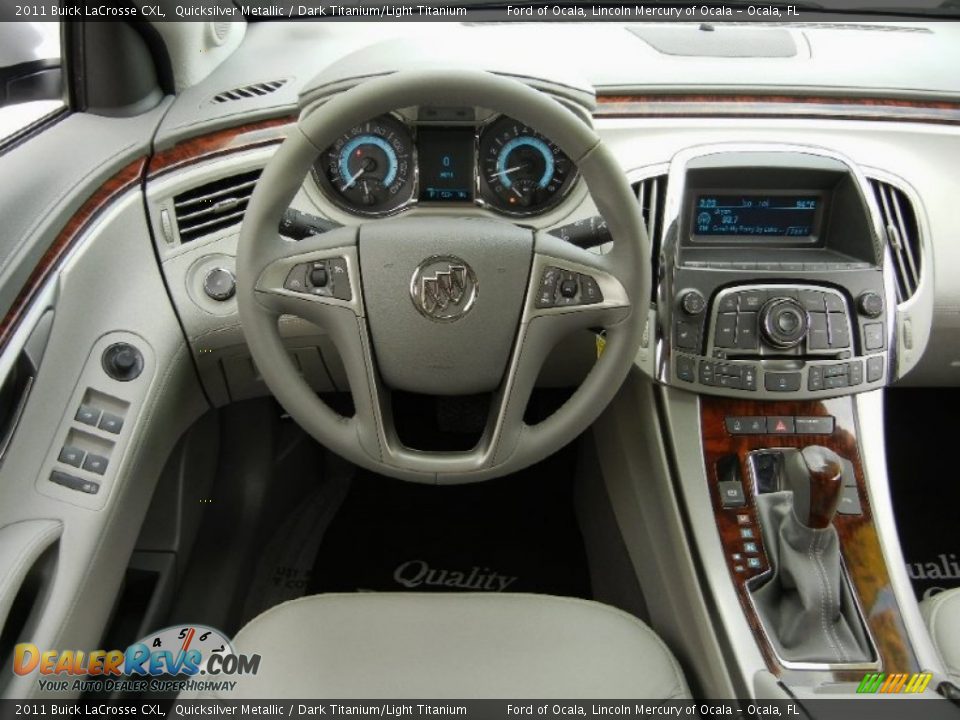 2011 Buick LaCrosse CXL Quicksilver Metallic / Dark Titanium/Light Titanium Photo #19