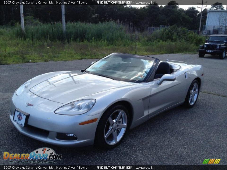2005 Chevrolet Corvette Convertible Machine Silver / Ebony Photo #23