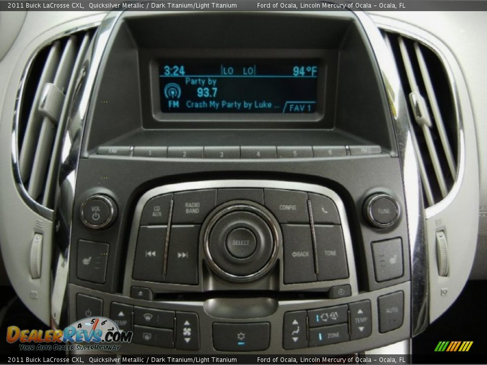 2011 Buick LaCrosse CXL Quicksilver Metallic / Dark Titanium/Light Titanium Photo #21