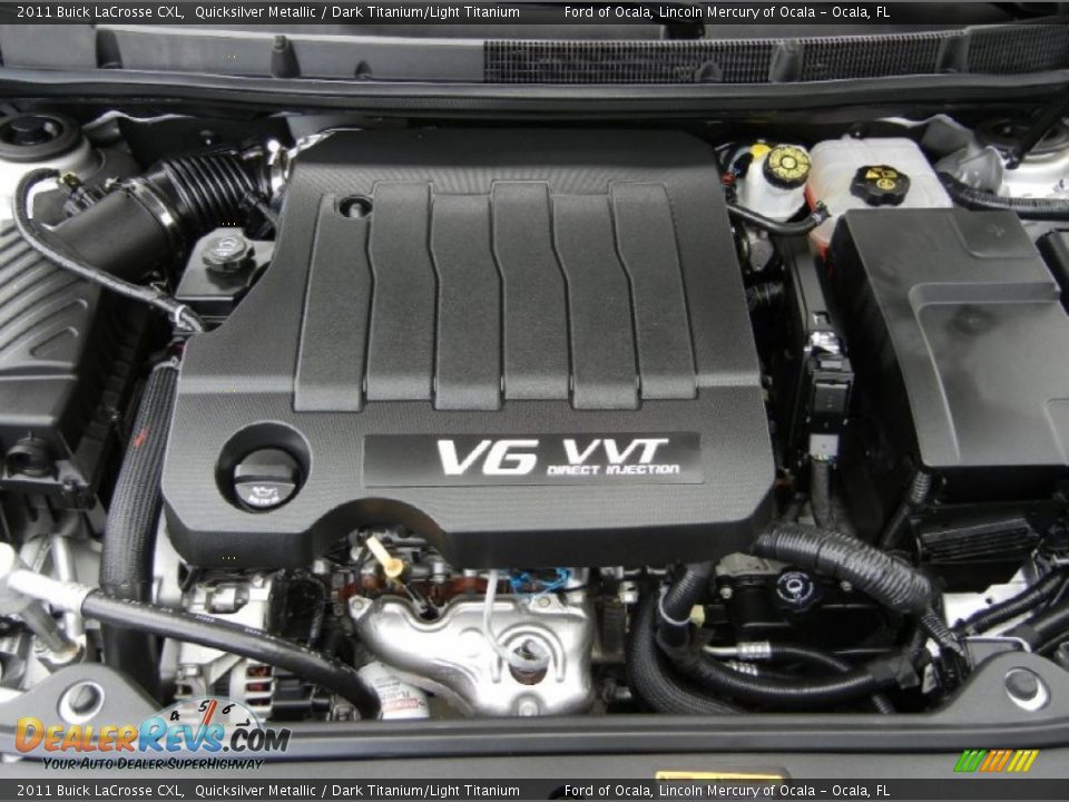 2011 Buick LaCrosse CXL Quicksilver Metallic / Dark Titanium/Light Titanium Photo #25