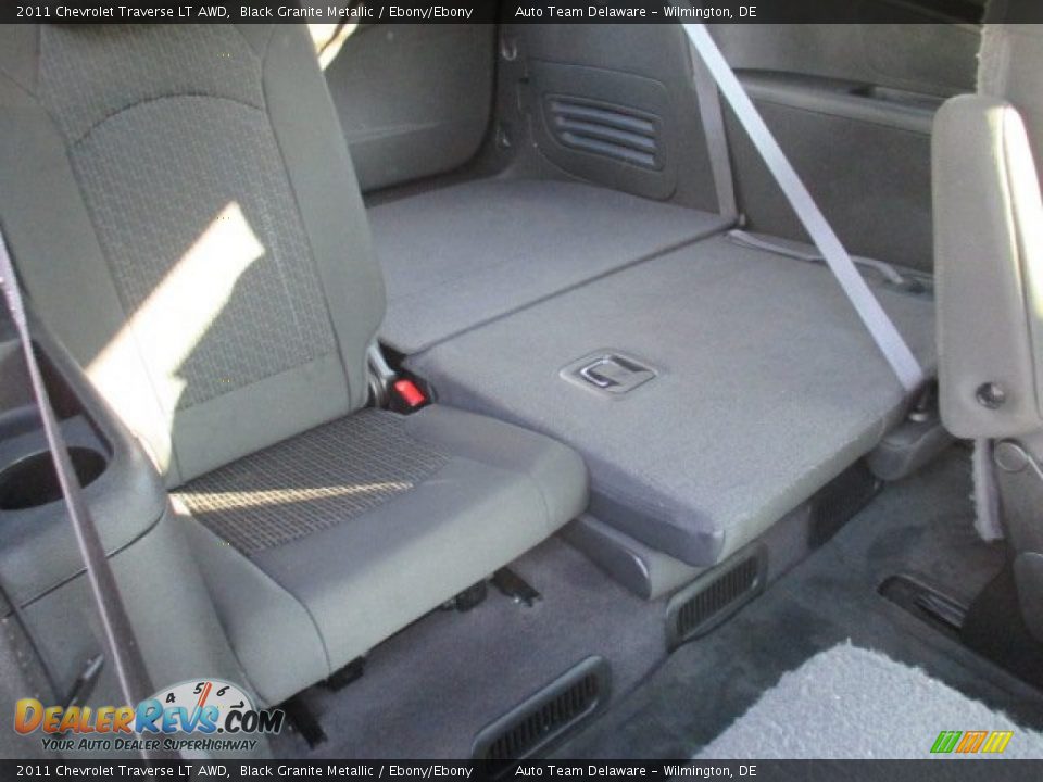 2011 Chevrolet Traverse LT AWD Black Granite Metallic / Ebony/Ebony Photo #17