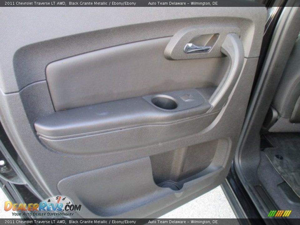 2011 Chevrolet Traverse LT AWD Black Granite Metallic / Ebony/Ebony Photo #22