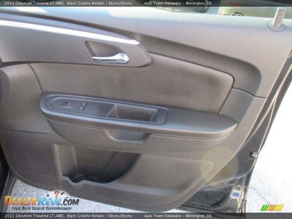 2011 Chevrolet Traverse LT AWD Black Granite Metallic / Ebony/Ebony Photo #24