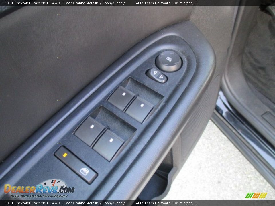 2011 Chevrolet Traverse LT AWD Black Granite Metallic / Ebony/Ebony Photo #25