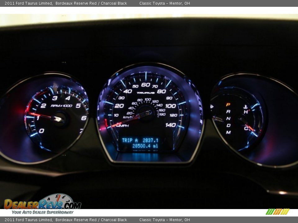 2011 Ford Taurus Limited Gauges Photo #8