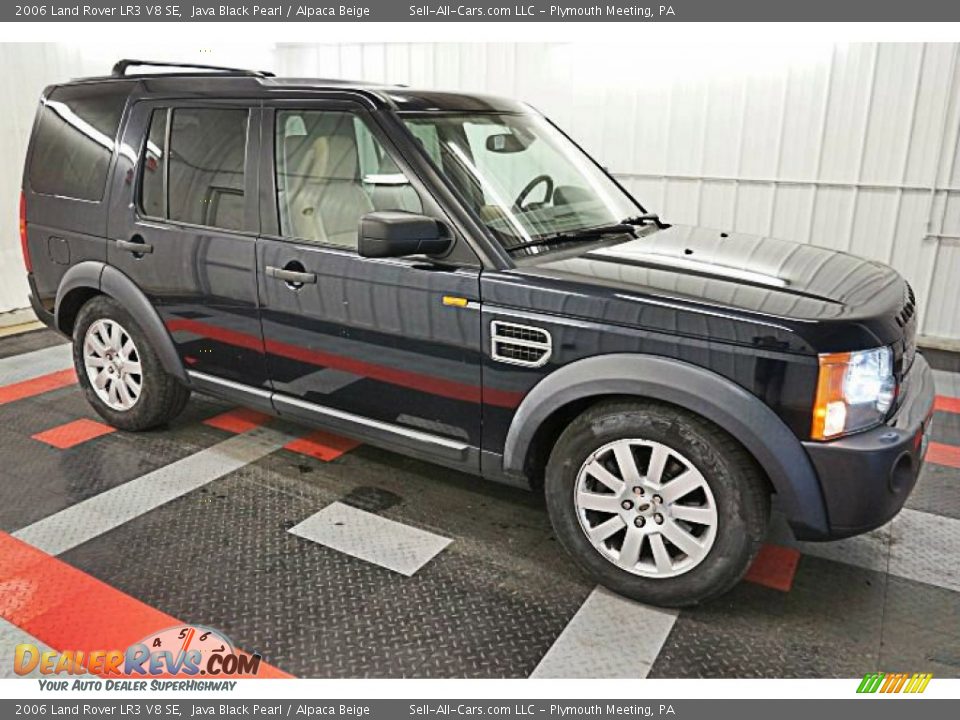 2006 Land Rover LR3 V8 SE Java Black Pearl / Alpaca Beige Photo #4