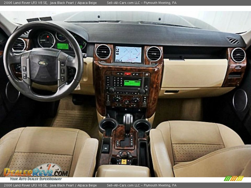 2006 Land Rover LR3 V8 SE Java Black Pearl / Alpaca Beige Photo #8