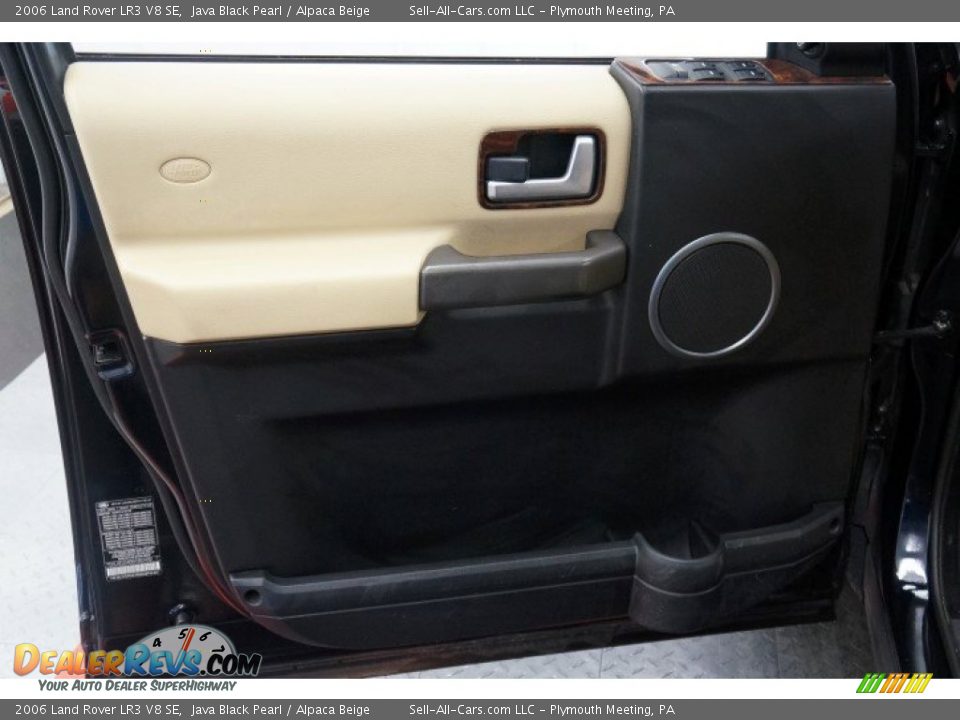 2006 Land Rover LR3 V8 SE Java Black Pearl / Alpaca Beige Photo #20