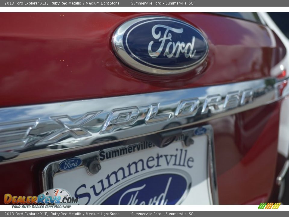 2013 Ford Explorer XLT Ruby Red Metallic / Medium Light Stone Photo #22