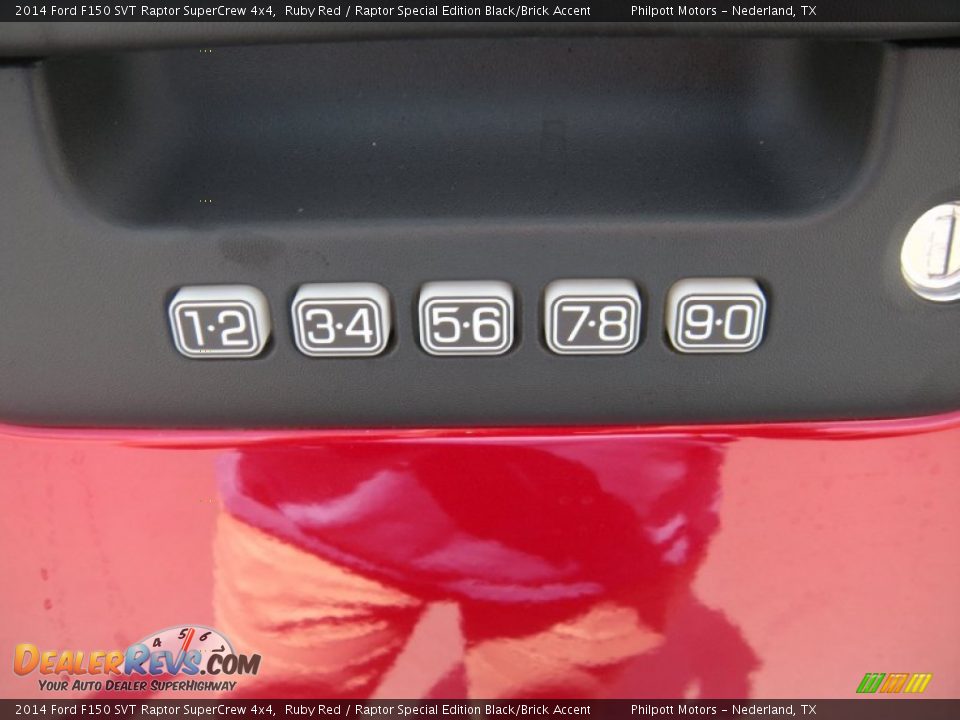 2014 Ford F150 SVT Raptor SuperCrew 4x4 Ruby Red / Raptor Special Edition Black/Brick Accent Photo #16