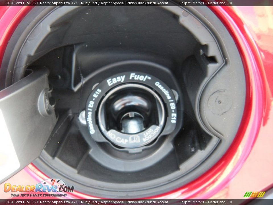 2014 Ford F150 SVT Raptor SuperCrew 4x4 Ruby Red / Raptor Special Edition Black/Brick Accent Photo #17