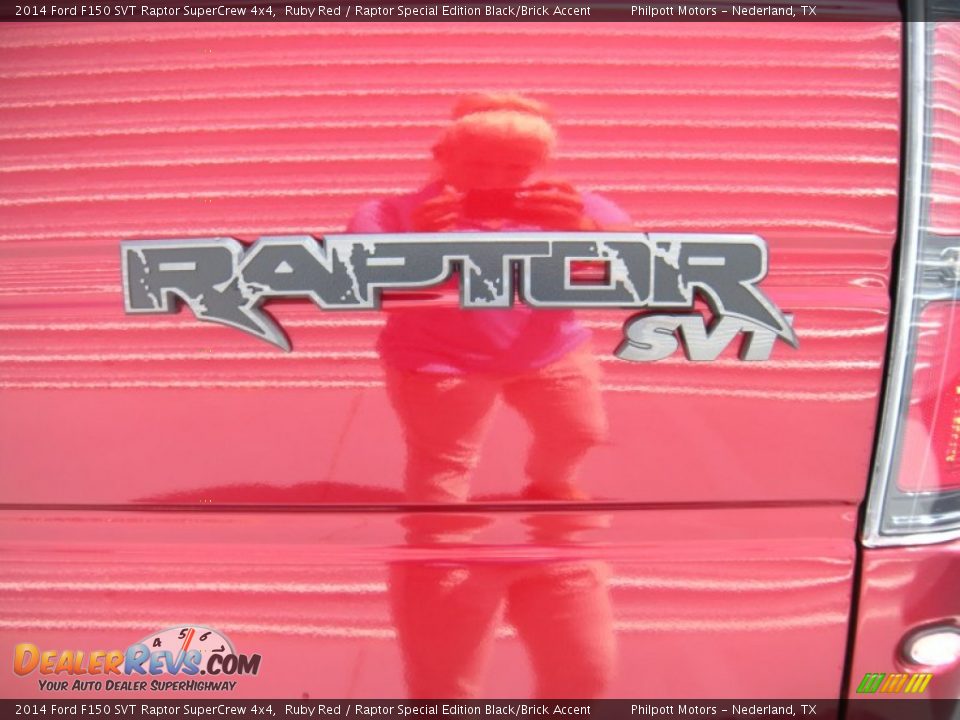 2014 Ford F150 SVT Raptor SuperCrew 4x4 Ruby Red / Raptor Special Edition Black/Brick Accent Photo #18