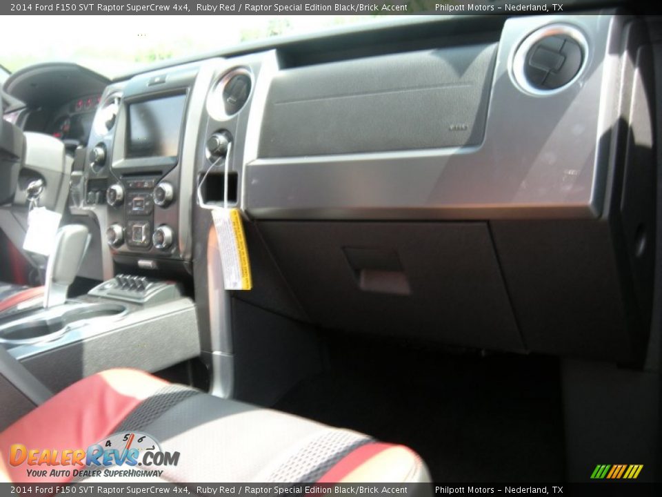 2014 Ford F150 SVT Raptor SuperCrew 4x4 Ruby Red / Raptor Special Edition Black/Brick Accent Photo #20