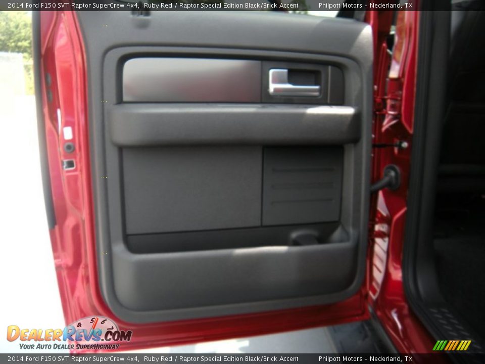 2014 Ford F150 SVT Raptor SuperCrew 4x4 Ruby Red / Raptor Special Edition Black/Brick Accent Photo #22