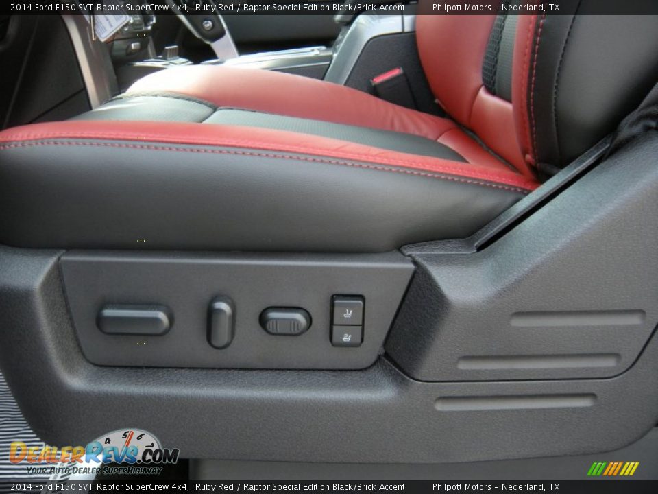 2014 Ford F150 SVT Raptor SuperCrew 4x4 Ruby Red / Raptor Special Edition Black/Brick Accent Photo #27