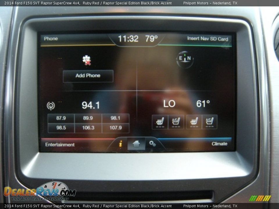 2014 Ford F150 SVT Raptor SuperCrew 4x4 Ruby Red / Raptor Special Edition Black/Brick Accent Photo #31