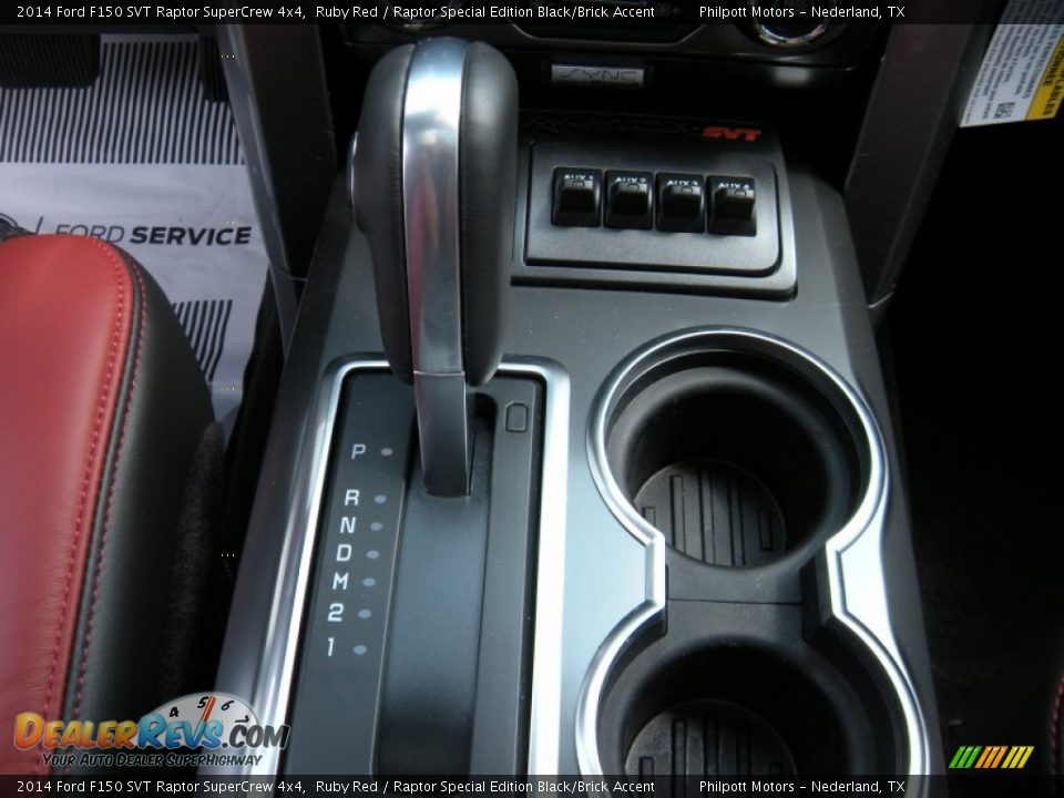 2014 Ford F150 SVT Raptor SuperCrew 4x4 Ruby Red / Raptor Special Edition Black/Brick Accent Photo #36