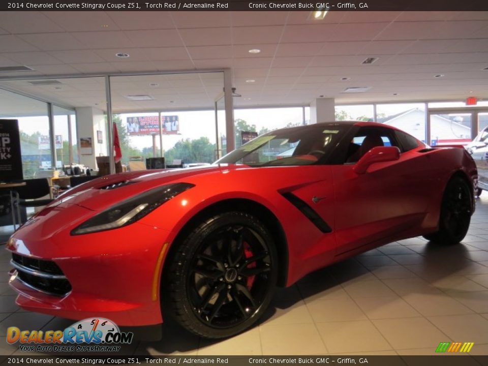 2014 Chevrolet Corvette Stingray Coupe Z51 Torch Red / Adrenaline Red Photo #3