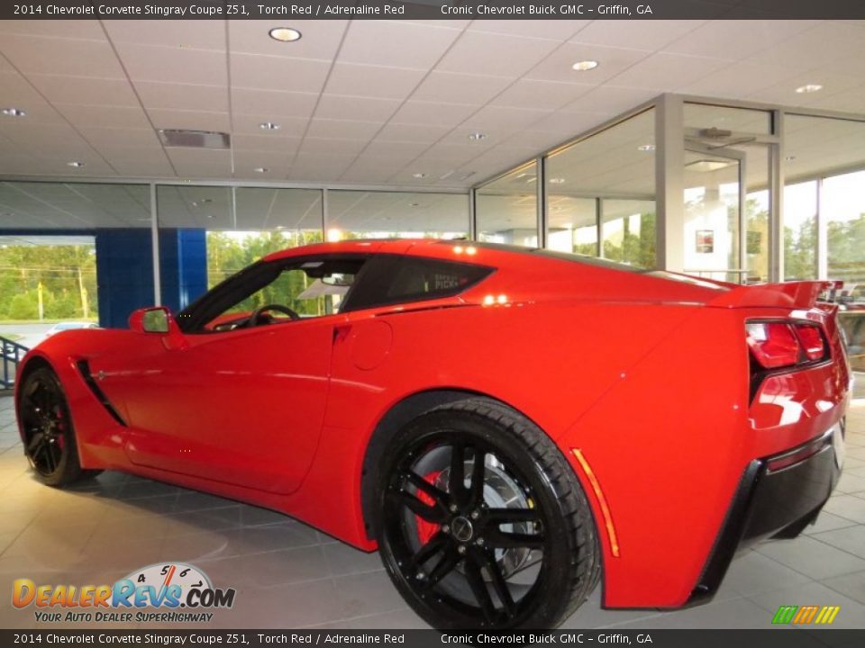 2014 Chevrolet Corvette Stingray Coupe Z51 Torch Red / Adrenaline Red Photo #4