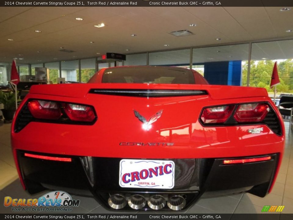 2014 Chevrolet Corvette Stingray Coupe Z51 Torch Red / Adrenaline Red Photo #5