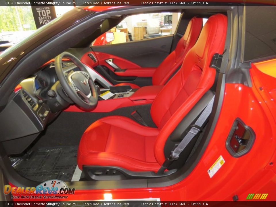 Front Seat of 2014 Chevrolet Corvette Stingray Coupe Z51 Photo #8