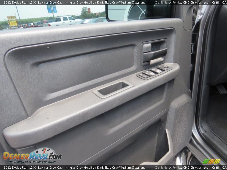 2012 Dodge Ram 1500 Express Crew Cab Mineral Gray Metallic / Dark Slate Gray/Medium Graystone Photo #11