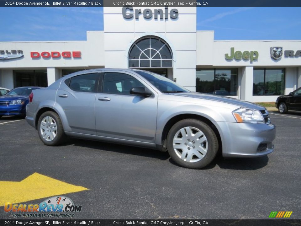2014 Dodge Avenger SE Billet Silver Metallic / Black Photo #1