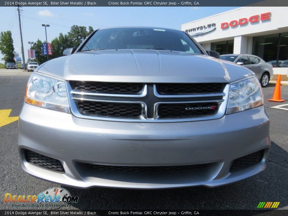 2014 Dodge Avenger SE Billet Silver Metallic / Black Photo #2