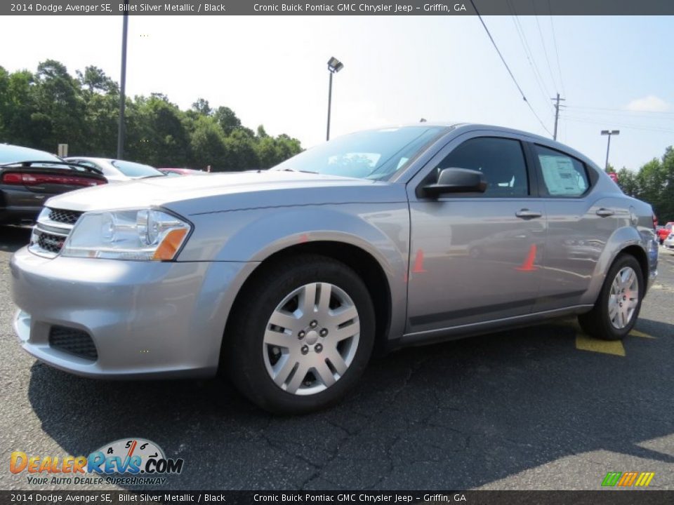 2014 Dodge Avenger SE Billet Silver Metallic / Black Photo #3