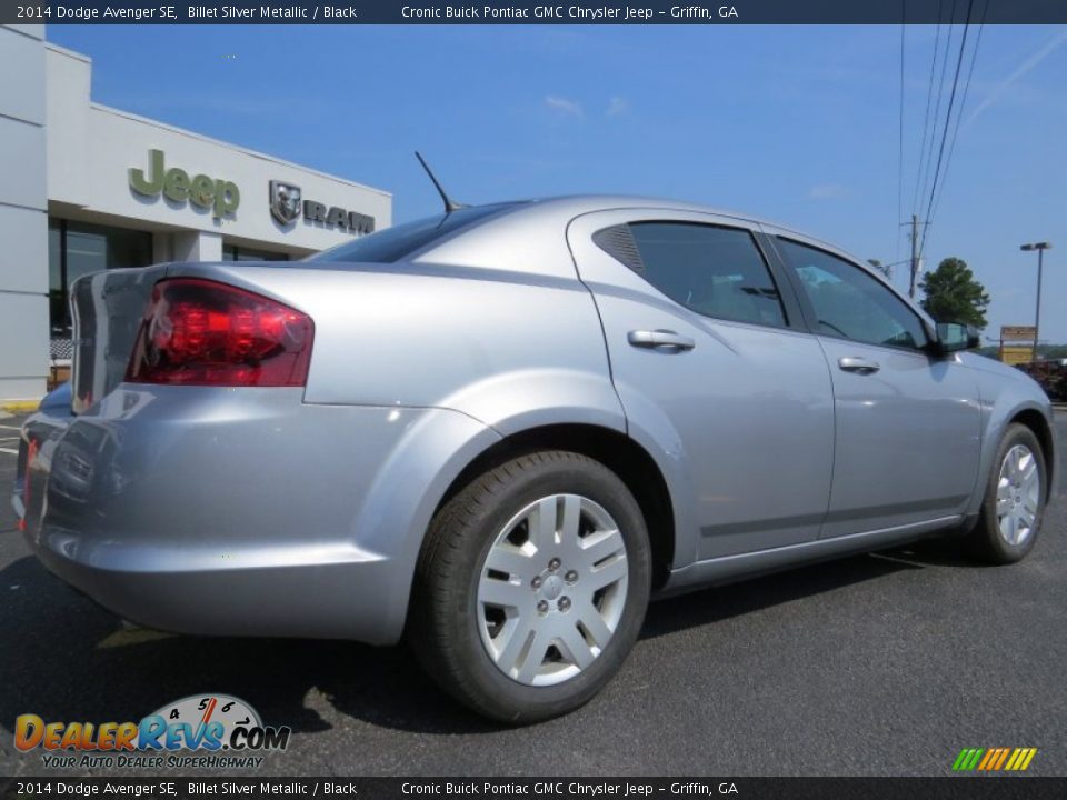 2014 Dodge Avenger SE Billet Silver Metallic / Black Photo #7