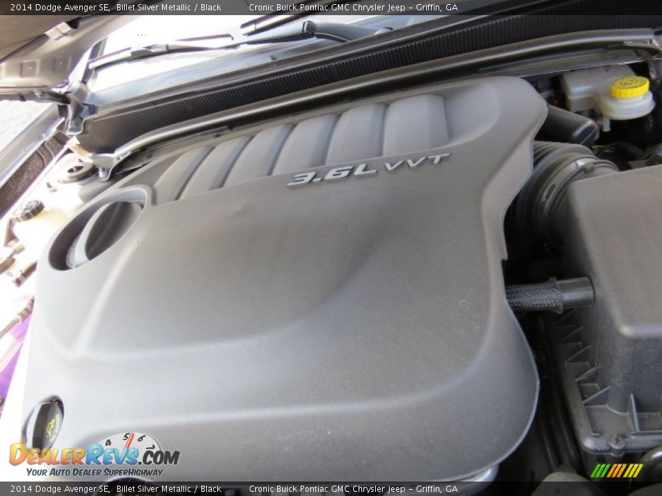 2014 Dodge Avenger SE Billet Silver Metallic / Black Photo #12