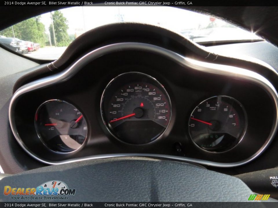2014 Dodge Avenger SE Billet Silver Metallic / Black Photo #13