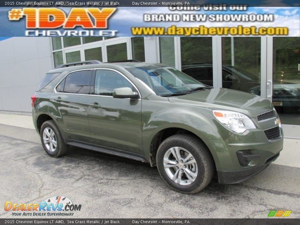 2015 Chevrolet Equinox LT AWD Sea Grass Metallic / Jet Black Photo #1