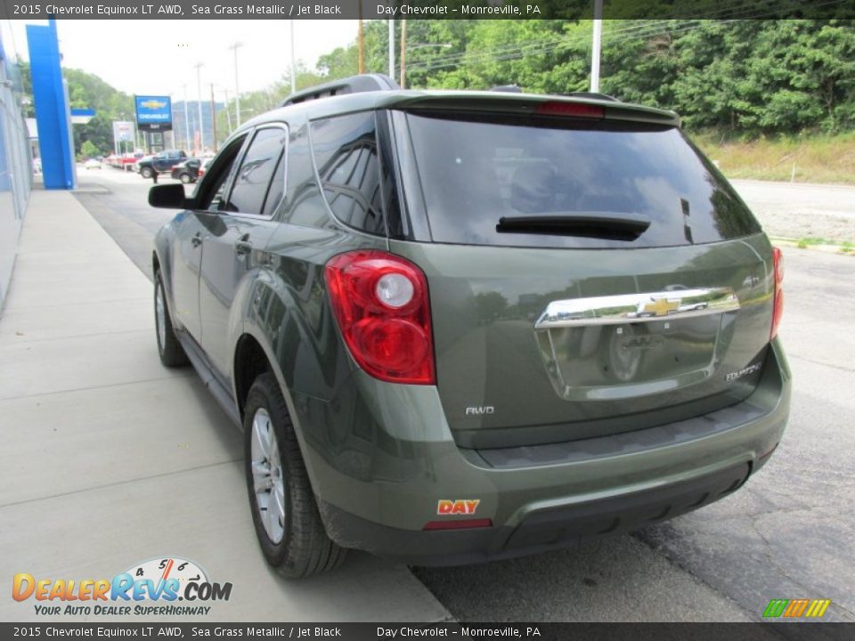 2015 Chevrolet Equinox LT AWD Sea Grass Metallic / Jet Black Photo #4